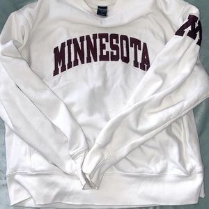 College sweatshirt